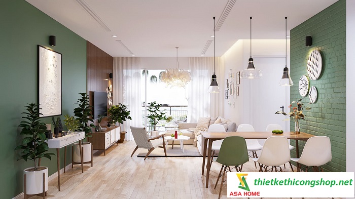 thiết kế nội thất căn hộ chung cư 1