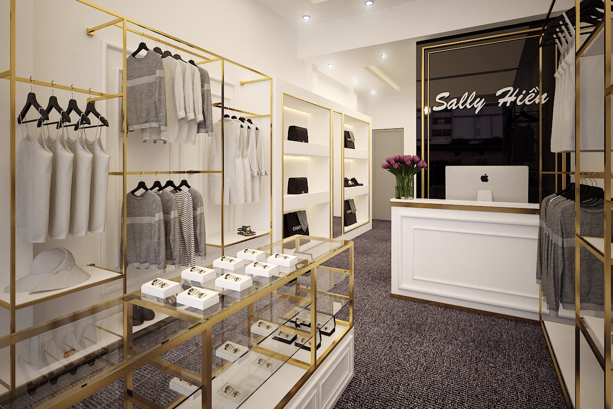 Thiết kế shop thời trang nữ Sally Hiền tại quận 7