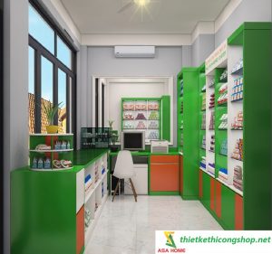 thiết kế thi công nhà thuốc tây tại tphcm 1
