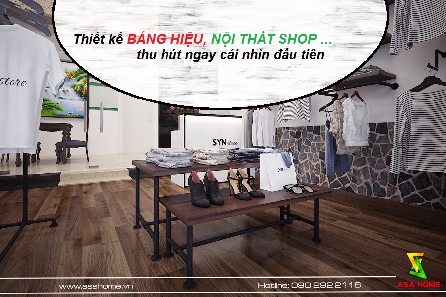 100 Mẫu trang trí shop thời trang ăn khách cho diện tích nhỏ