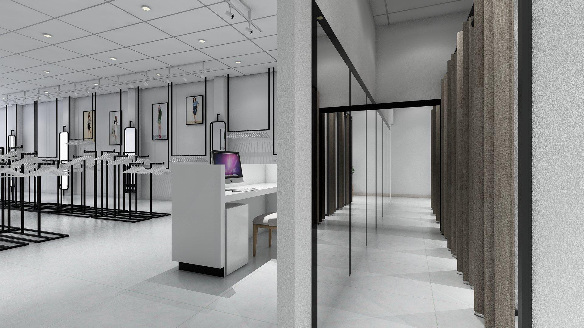 thiết kế shop thời trang De La Rosa 10
