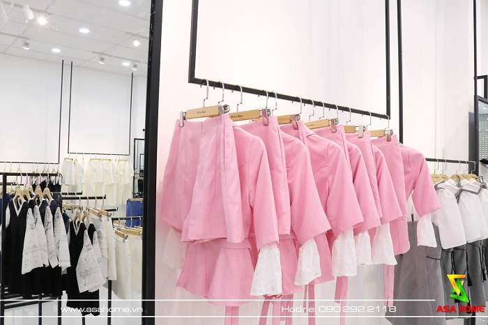 Thiết kế - thi công shop thời trang De La Rosa trẻ trung hiện đại - Shop thời trang nữ tại Thủ Đức