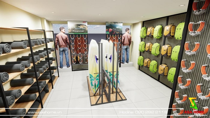 Thiết kế - Thi công Shop Thời trang Hoạt động giải trí ngoài trời WeTrek