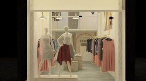Thiết kế shop thời trang trẻ phong cách hiện đại - HOIVU tại Quận 3